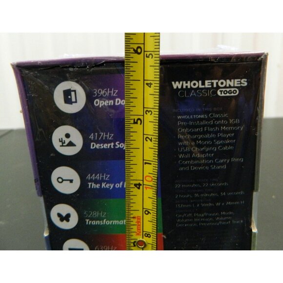 Wholetones To Go Portable Music Player Preloaded Relax Frequency Built-In Speakr - Picture 7 of 9